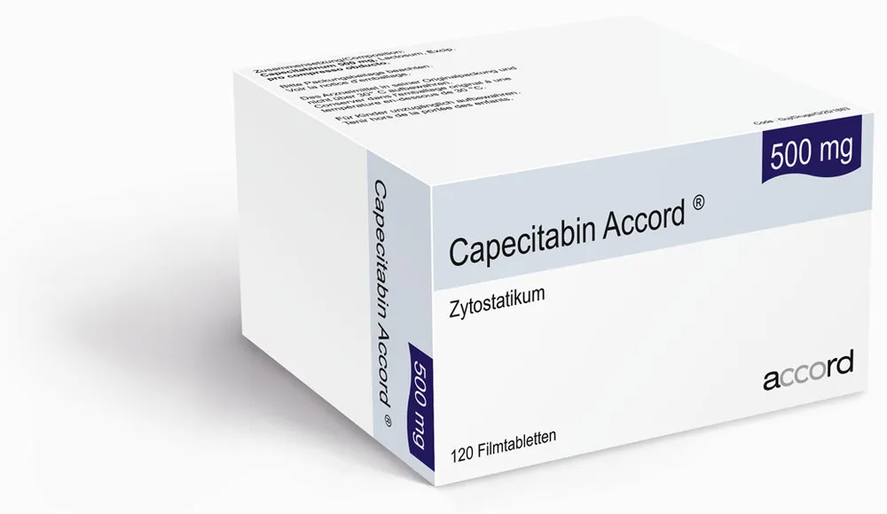 Capecitabina Accord 500 mg compresse rivestite con film EFG compresse, rivestite con film