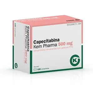 Capecitabine Kern Pharma 500 mg film-coated tablets EFG tablets, film-coated