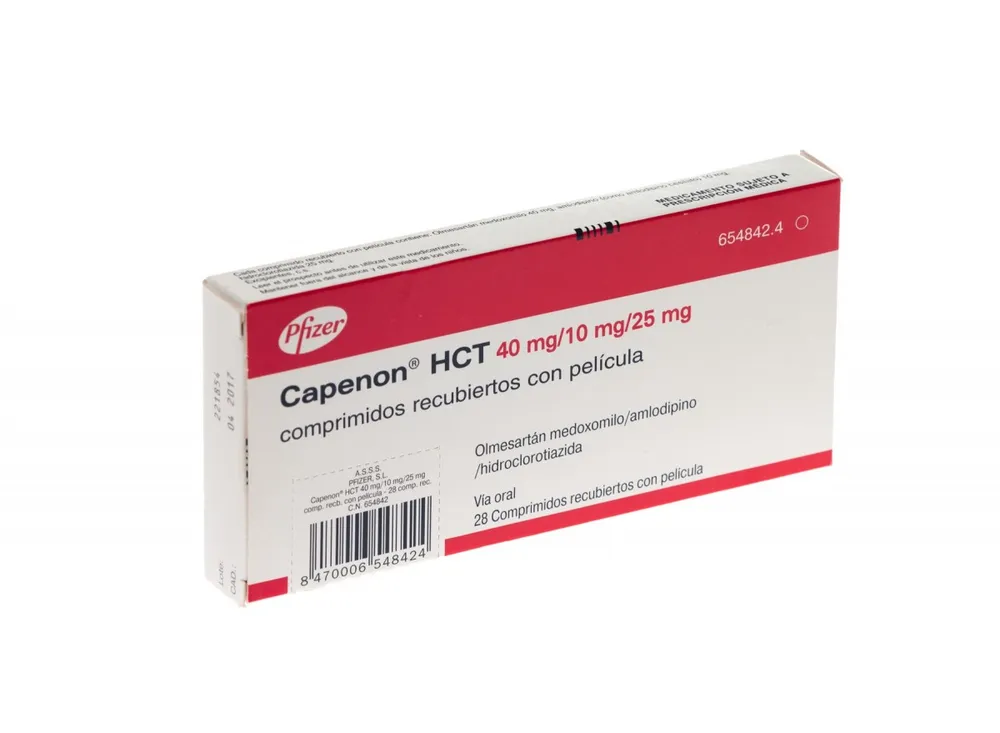 Capenon HCT 40 mg/10 mg/12.5 mg film-coated tablets tablets, film-coated