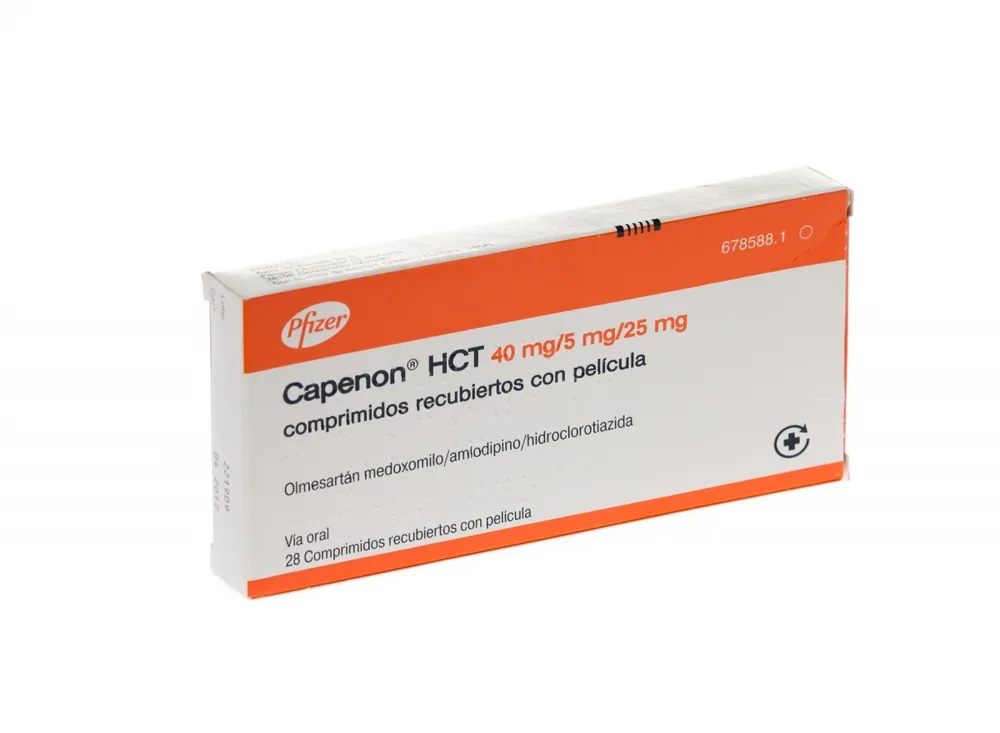 Capenon HCT 40 mg/5 mg/25 mg film-coated tablets tablets, film-coated