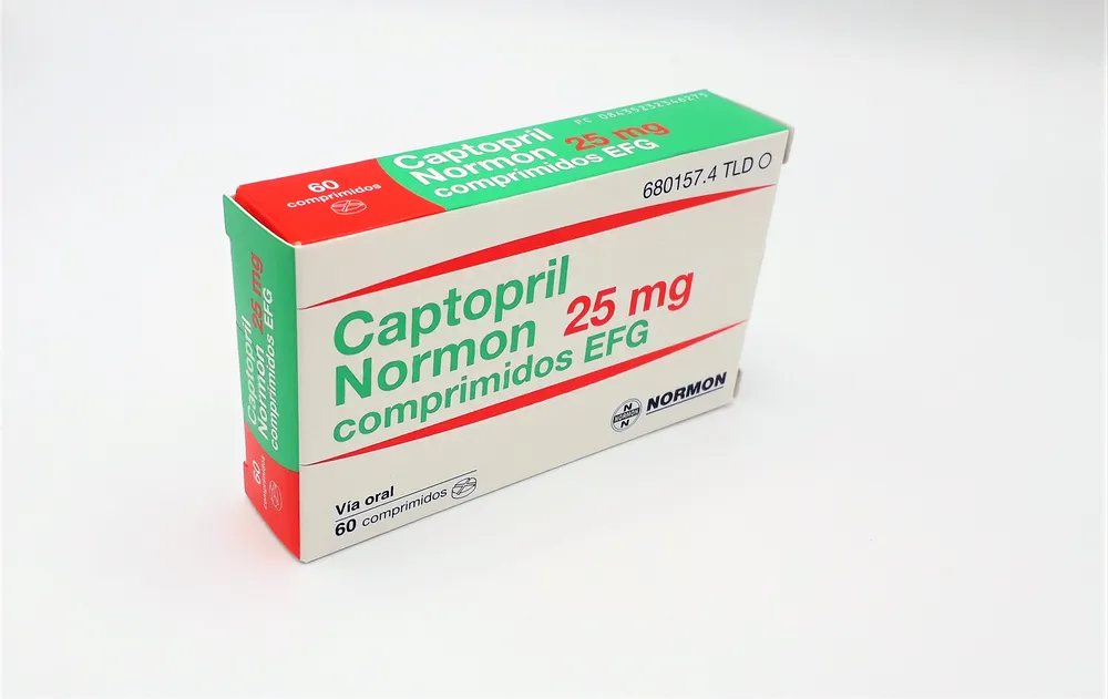 CAPTOPRIL NORMON 25 mg COMPRIMIDOS EFG COMPRIMIDO
