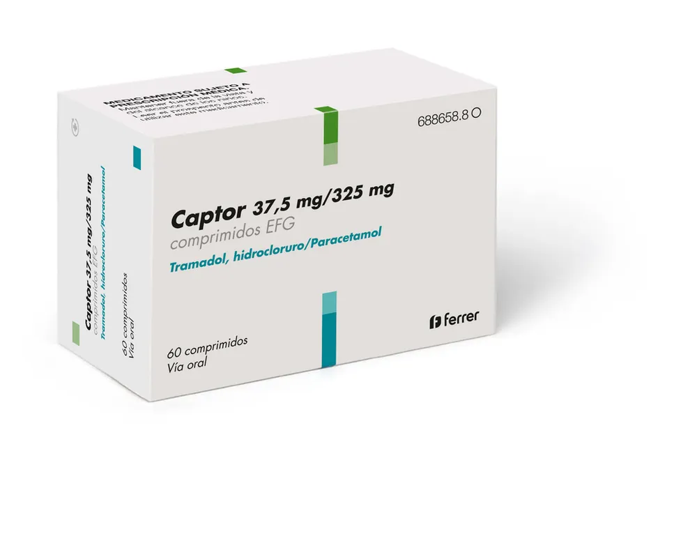 Captor 37.5 mg/325 mg tablets EFG tablets