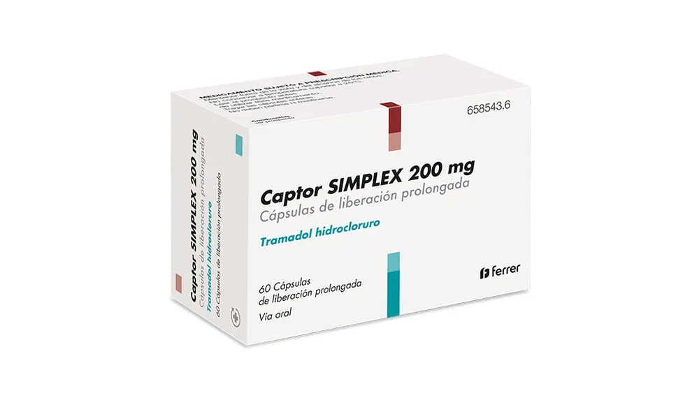 Captor Simplex 200 mg prolonged-release hard capsules capsules, hard, prolonged release