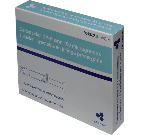 Carbetocin GP-Pharm 100 micrograms solution for injection in pre-filled syringe solution for injection in a pre-filled syringe