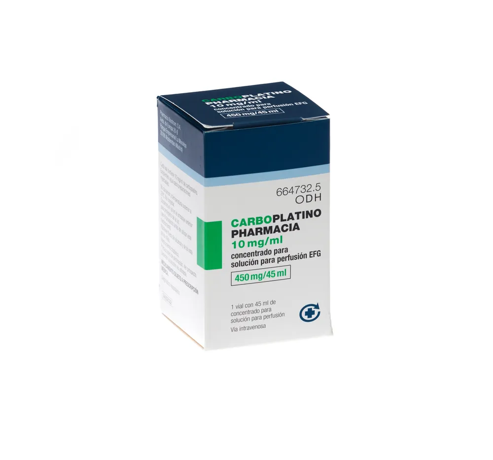 Carboplatin Aurovitas 10 mg/ml concentrate for solution for infusion EFG solution for infusion, concentrate