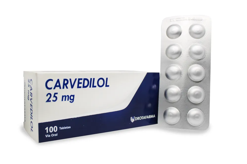 Carvedilol Krka 25 mg tablets EFG tablets