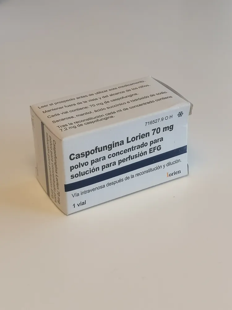 Caspolungina Lorién 70 mg polvere per concentrato per soluzione per infusione EFG polvere per concentrato per soluzione per perfusione