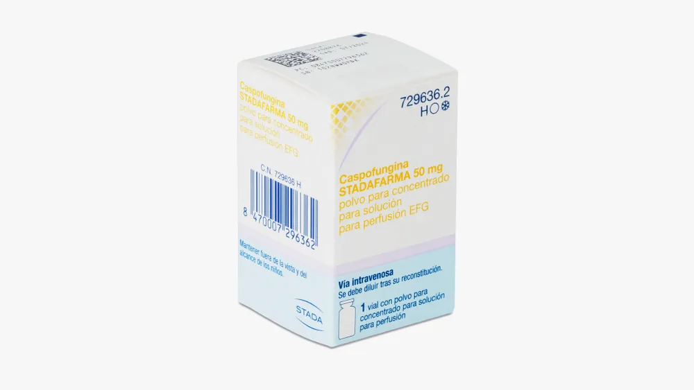 Caspofungina Tevagen 50 mg polvere per concentrato per soluzione per infusione EFG polvere per concentrato per soluzione per perfusione