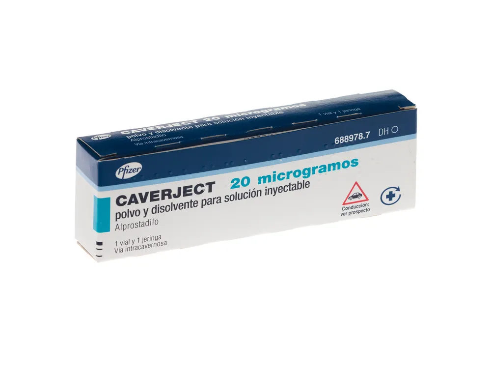 Caverject 20 micrograms powder and solvent for solution for injection powder and solvent for solution for injection