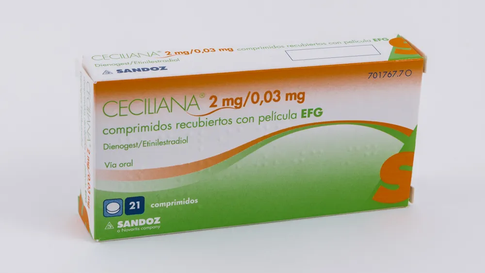 Ceciliana 2 mg/0.03 mg film-coated tablets EFG tablets, film-coated