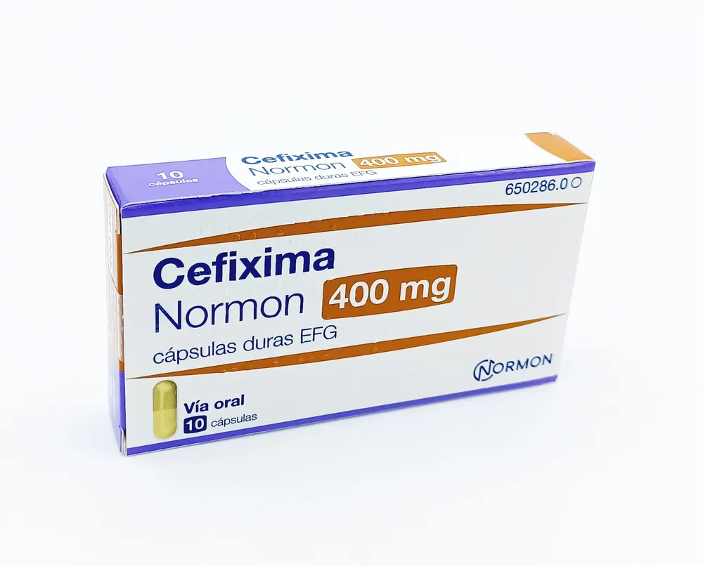 Cefixima Normon 400 mg capsule rigide EFG capsule, rigide
