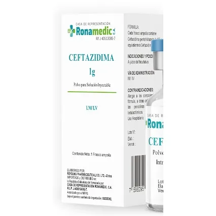 Ceftazidima Sala 1.000 mg polvere per soluzione per infusione EFG polvere per soluzione per infusione