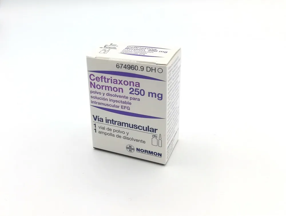 Ceftriaxone LDP Torlan 250 mg powder and solvent for intravenous injection solution EFG powder and solvent for solution for injection