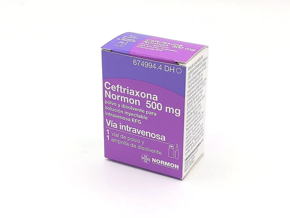 Ceftriaxone LDP Torlan 500 mg powder and solvent for intravenous solution for injection EFG powder and solvent for solution for injection