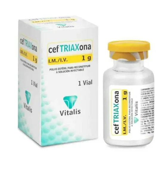 Ceftriaxone Reig Jofre 1 g powder and solution for intramuscular injection solution EFG powder and solvent for solution for injection