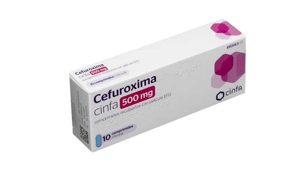 Cefuroxima Cinfa 500 mg compresse rivestite con film EFG compresse, rivestite con film