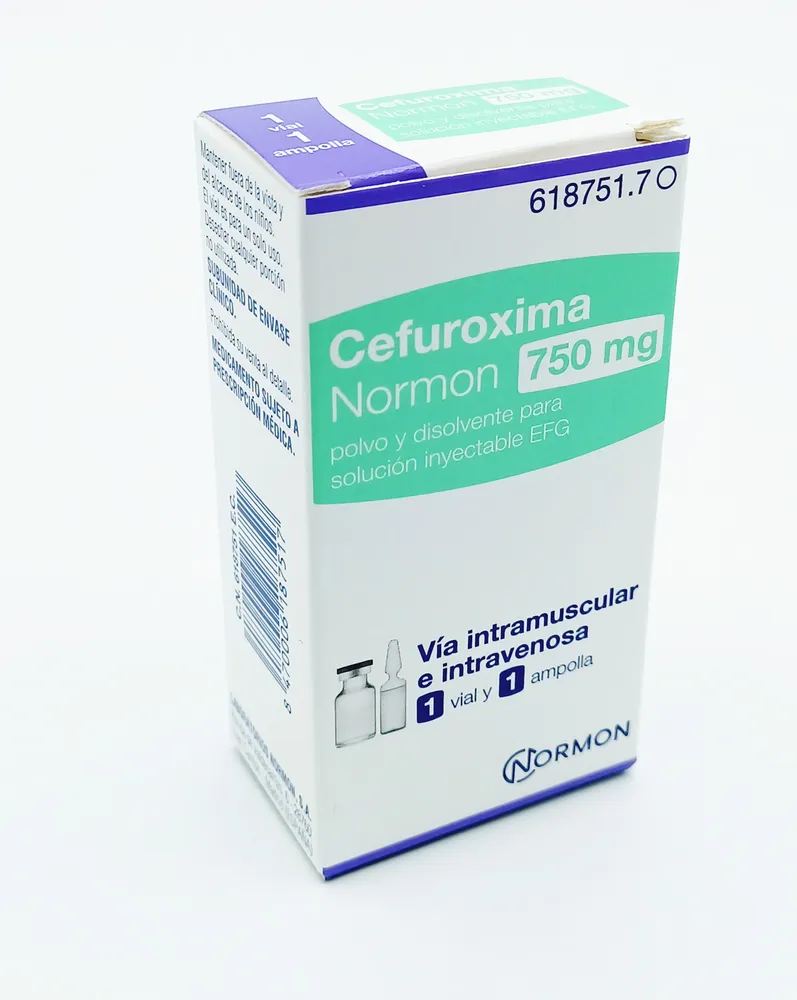 Cefuroxima Normon 750 mg polvere e solvente per soluzione iniettabile EFG polvere e solvente per soluzione per iniezione