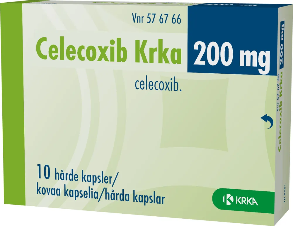 Celecoxib Krka 200 mg hard capsules EFG capsules, hard