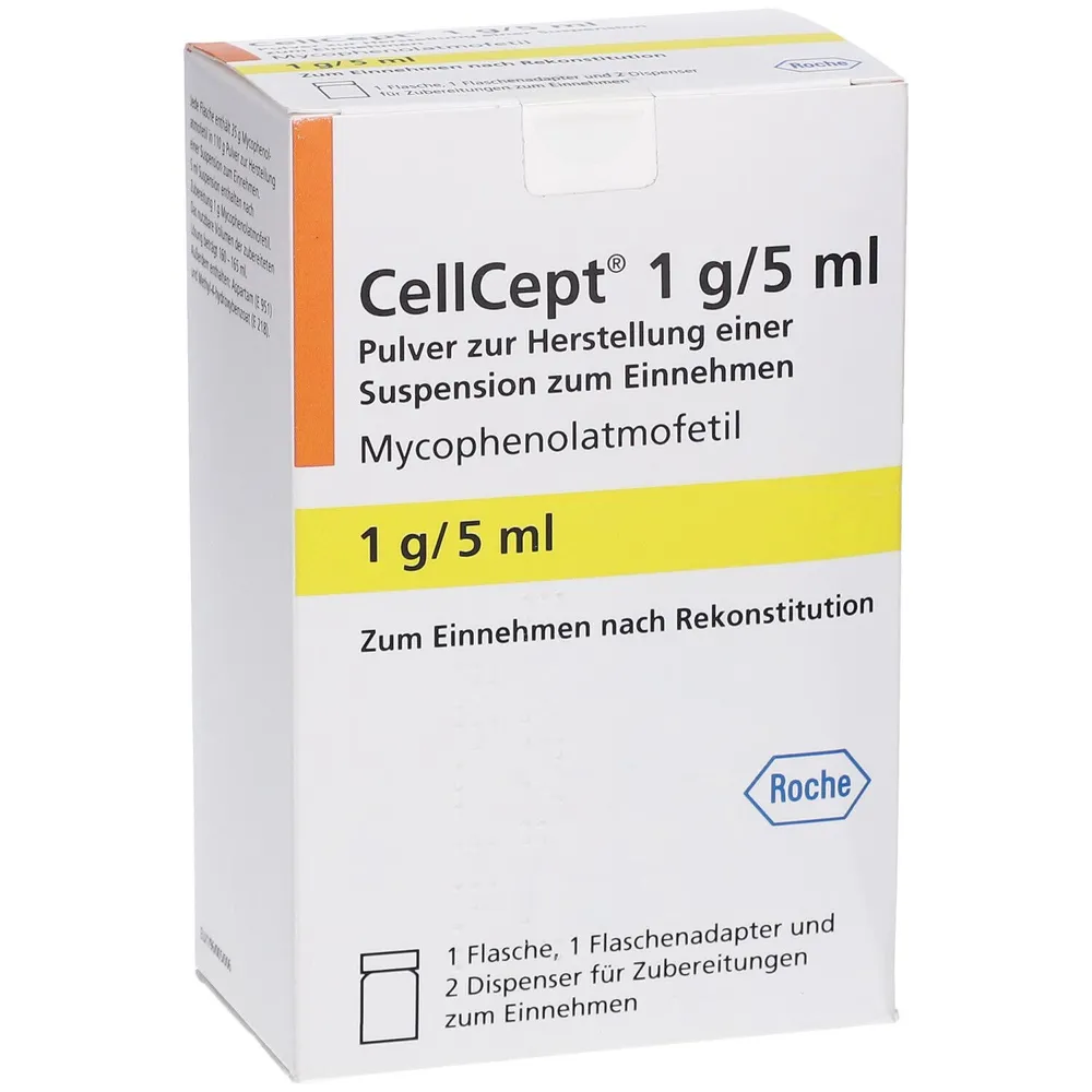 CellCept 1 g/5 ml polvere per sospensione orale polvere per preparazione di sospensione orale