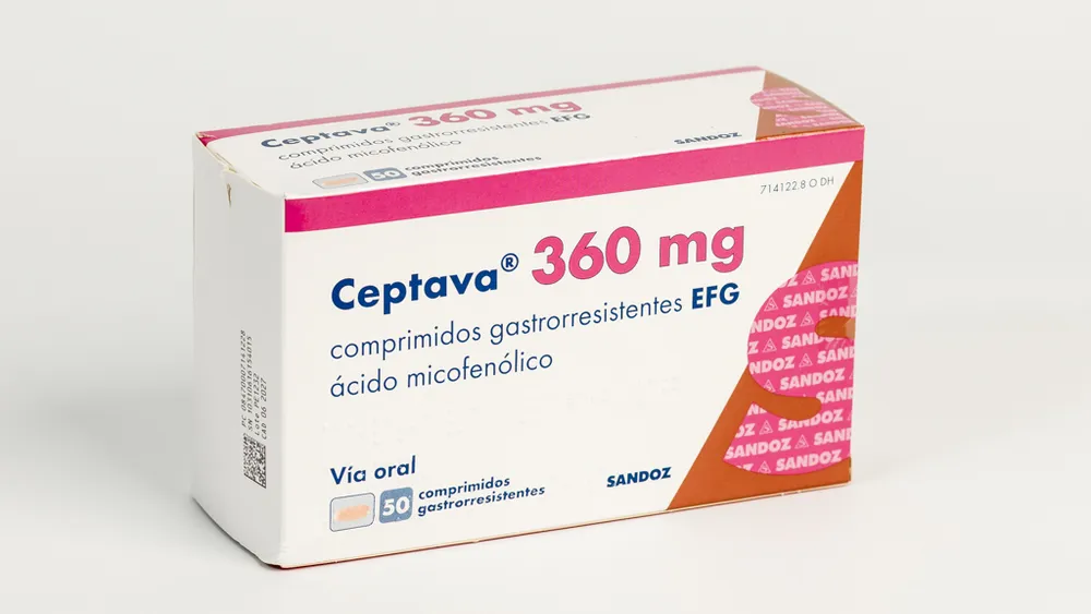 Ceptava 360 mg gastro-resistant tablets EFG tablets, enteric-coated