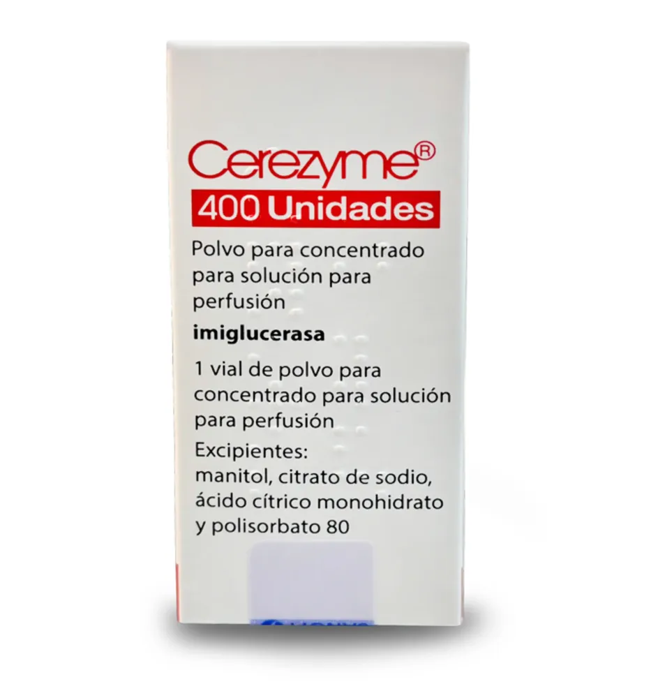 Cerezyme 400 units powder for concentrate for solution for infusion solution for infusion, concentrate