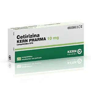Cetirizine Kern Pharma 10 mg film-coated tablets EFG tablets, film-coated