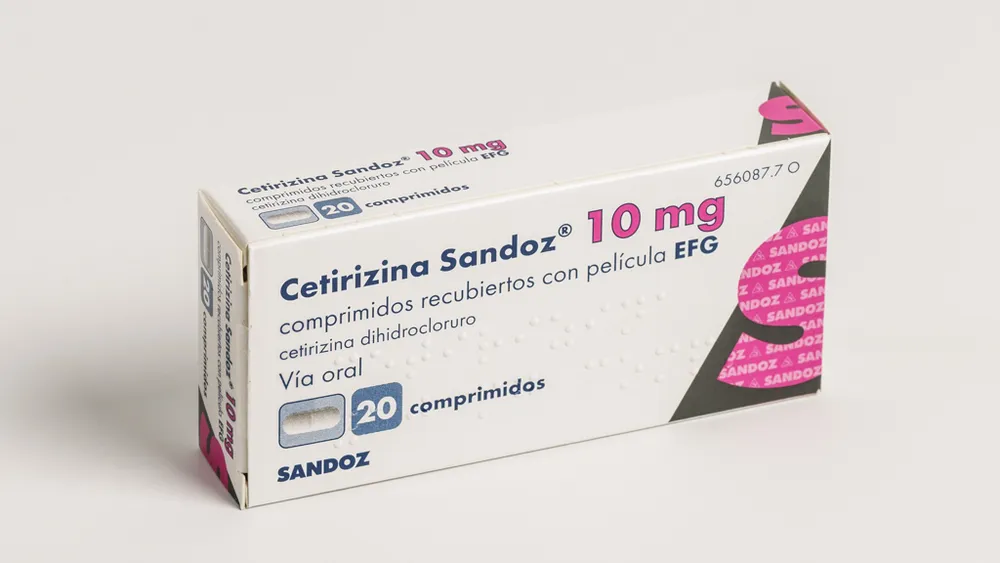 Cetirizine Sandoz 10 mg film-coated tablets EFG tablets, film-coated