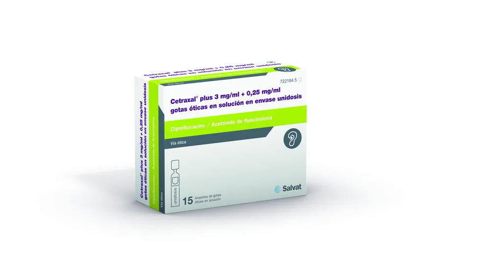 Cetraxal Plus 3 mg/ml + 0.25 mg/ml solution for ear drops in single-dose container solution, otic in single-dose container