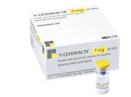 Cevenfacta 1 mg (45 KIU) powder and solvent for solution for injection powder and solvent for solution for injection