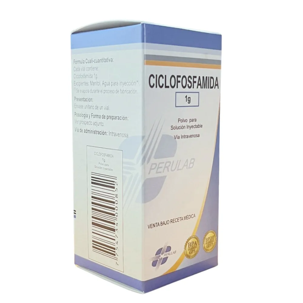 Cyclophosphamide Seacross 1.000 mg powder for injection and for infusion EFG powder for injectable solution and for perfusion