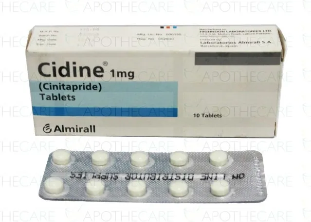 Cidine 1 mg tablets tablets