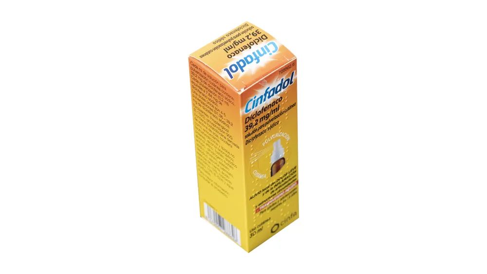Cinfadol Spray 39,2 mg/ml soluzione per aerosol cutaneo soluzione, per applicazione cutanea