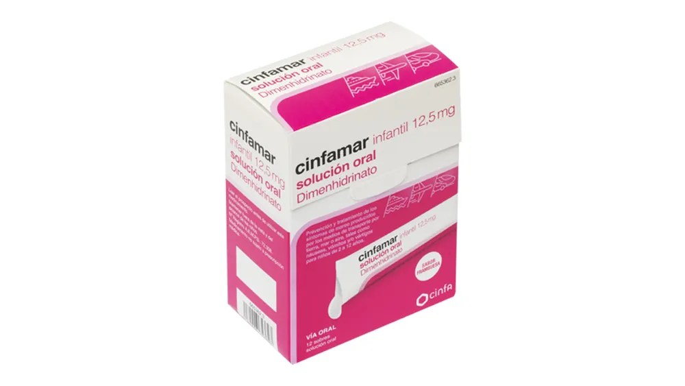 Cinfamar Infantil 12,5 mg soluzione orale soluzione, orale