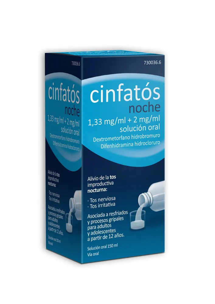 Cinfatos Noche 1.33 mg/ml + 2 mg/ml oral solution solution, oral