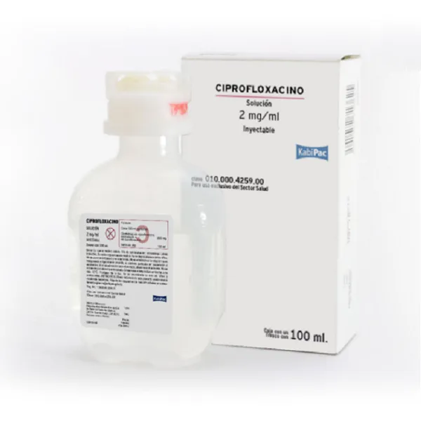 Ciprofloxacin Kabi 2 mg/ml solution for infusion EFG solution for infusion