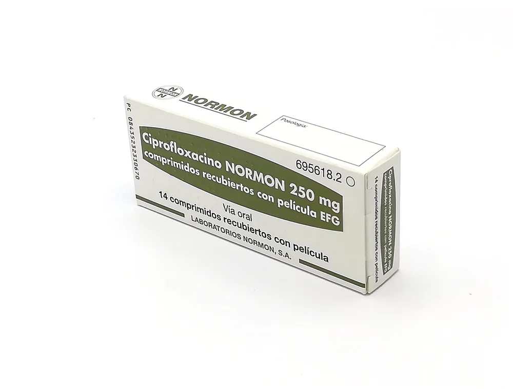Ciprofloxacino Normon 250 mg compresse rivestite con film EFG compresse, rivestite con film