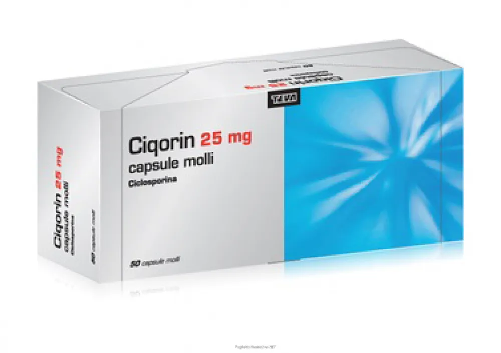 Ciqorin 25 mg capsule molli EFG capsule, molli