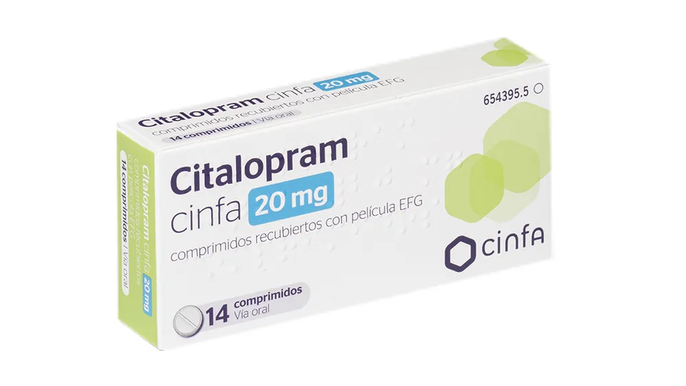 Citalopram Cinfa 20 mg film-coated tablets EFG tablets, film-coated
