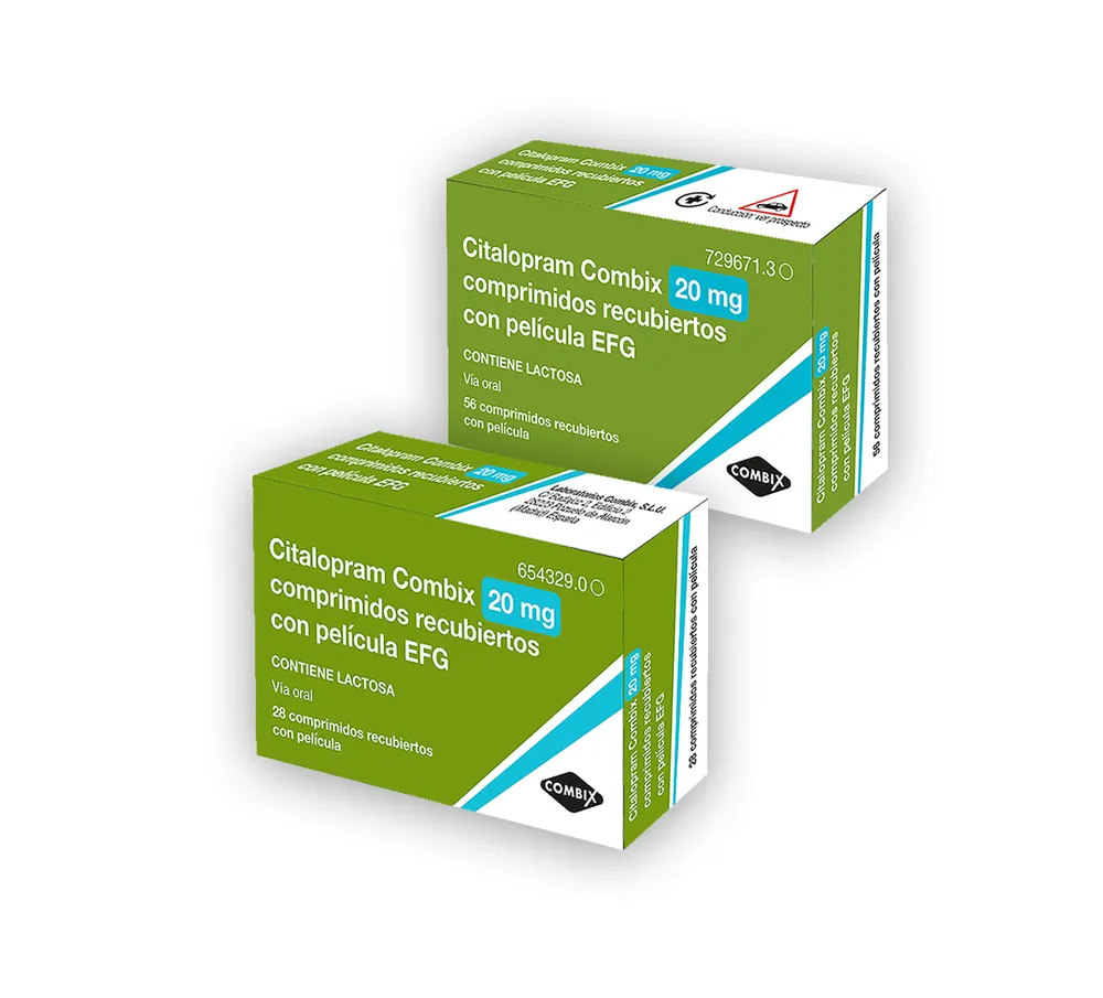 Citalopram Combix 20 mg film-coated tablets EFG tablets, film-coated