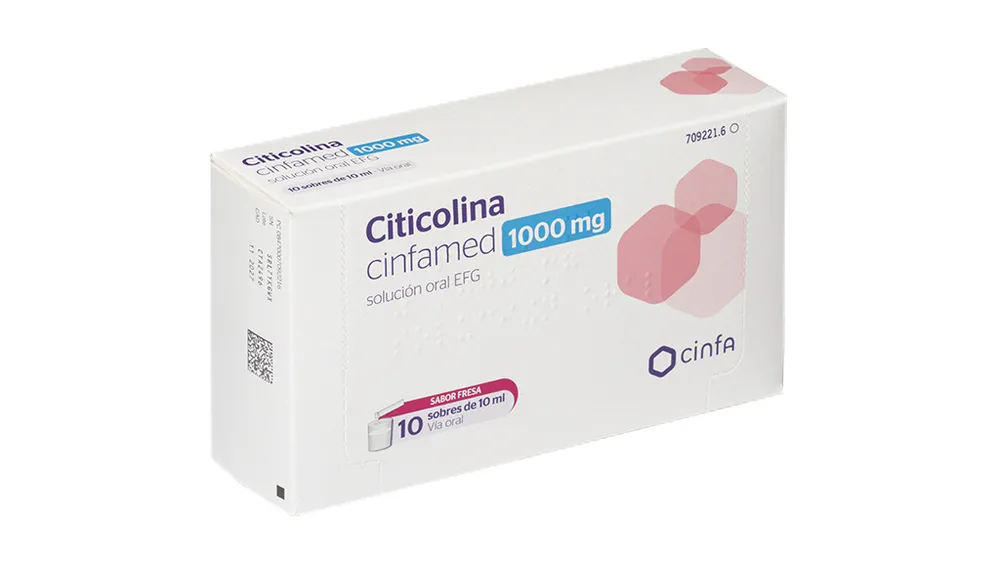 Citicoline Cinfamed 1000 mg oral solution EFG solution, oral