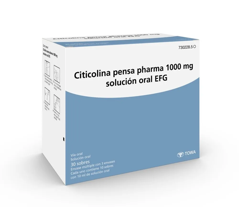 Citicolina Pensapharma 1000 mg soluzione orale EFG soluzione, orale