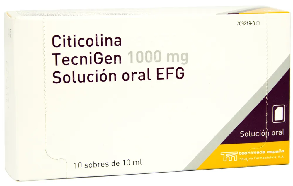 CITICOLINA VIR 1000 MG SOLUCION ORAL EFG SOLUCIÓN ORAL