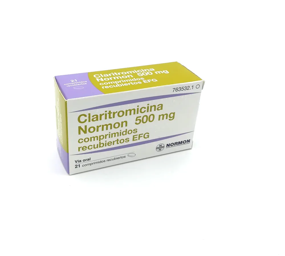 Clarithromycin Alter 500 mg film-coated tablets EFG tablets, film-coated