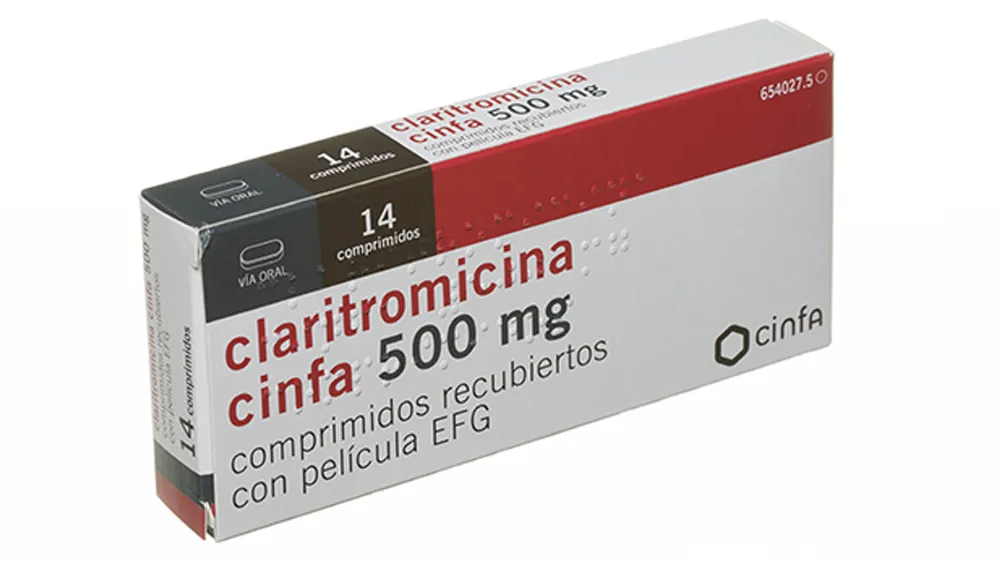 CLARITROMICINA TARBIS 500 mg COMPRIMIDOS RECUBIERTOS EFG COMPRIMIDO RECUBIERTO