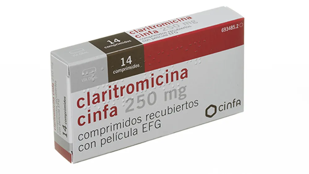 Claritromicina Vir 250 mg compresse rivestite EFG compresse, rivestite con film