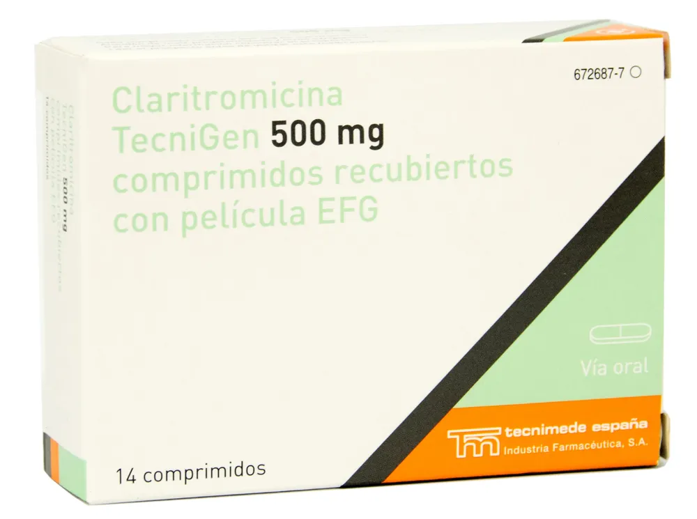 Claritromicina Vir 500 mg compresse rivestite EFG compresse, rivestite con film
