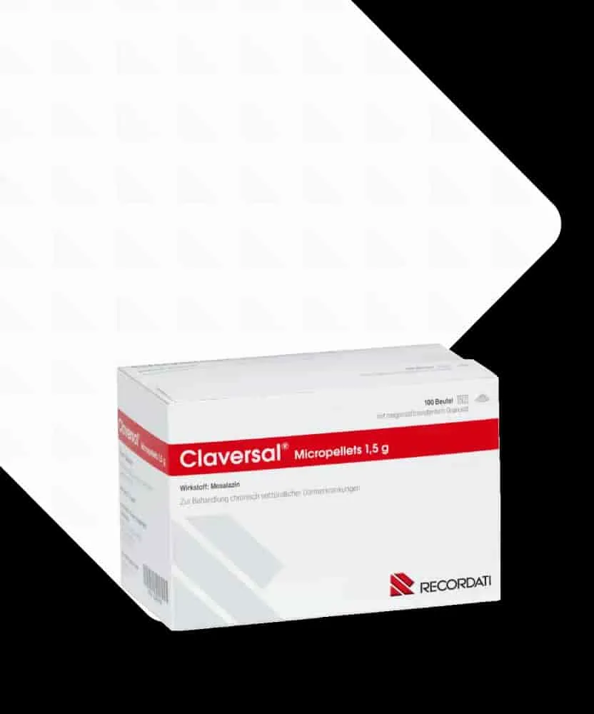 Claversal 1 g gastro-resistant tablets tablets, enteric-coated
