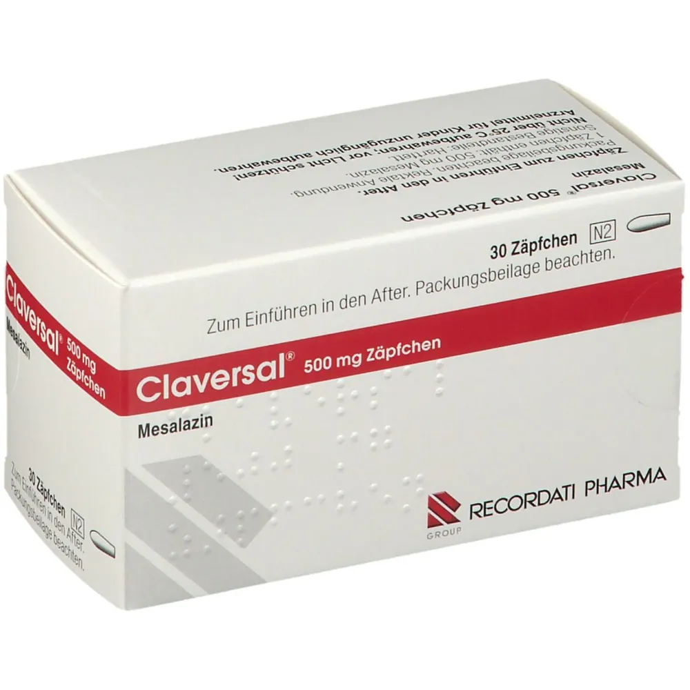 Claversal 500 mg supposte supposte