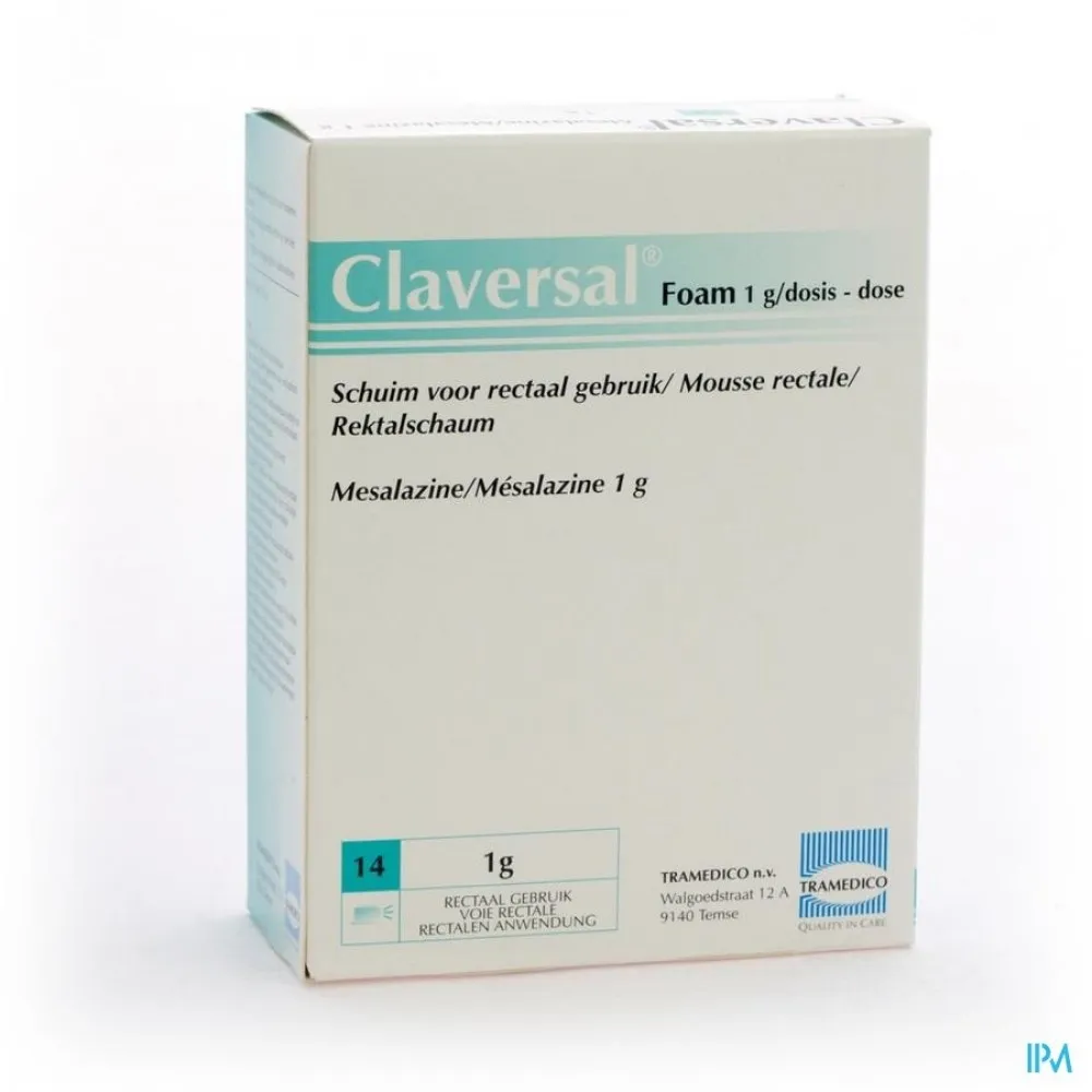 Claversal schiuma rettale schiuma, rettale