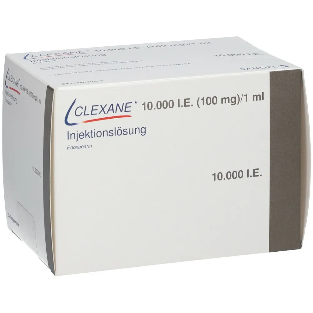 Clexane 10,000 IU (100 mg)/1 ml solution for injection in pre-filled syringe solution for injection in a pre-filled syringe